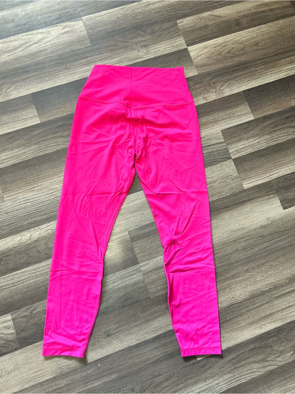 Women’s High-Rise Hot Pink Active Leggings - Picture 2 of 4